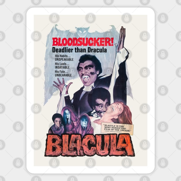 Blacula Magnet by Pop Culture Entertainment